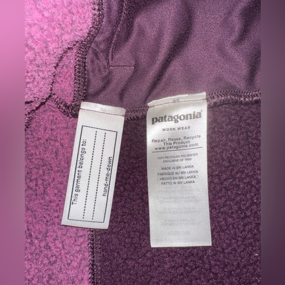 Kids Patagonia Better Sweater Jacket - 5T - Burgundy - Picture 2 of 5